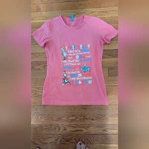 Pink Ladies Shirt with Fun Print